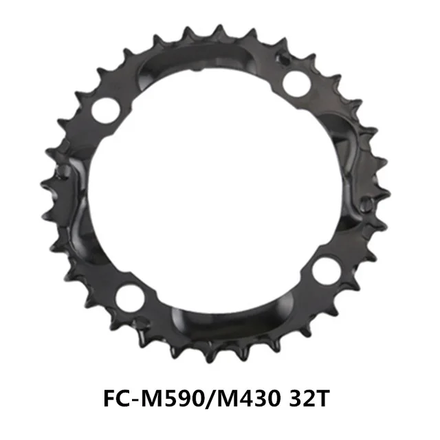 SHIMANO FC-M590/FC-M430 Звездочка для горного велосипеда колеса 44 T/42 T/32 T/22 T запасные части совместимы с Shimano высокого качества - Цвет: Only 32T