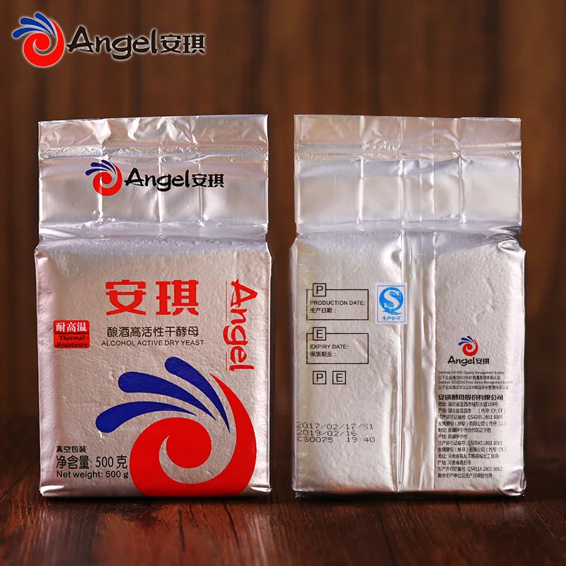 500 г Angel Тепловая толерантность спирт активные сухие дрожжи для shochu