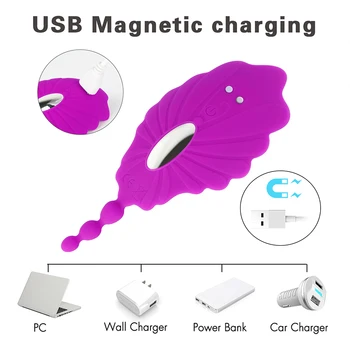 Wearable Butterfly Vibrator Vibrating Panties Sex Toys for Adults Women Vagina Clitoris Anus Massager Remote Female Masturbator 4