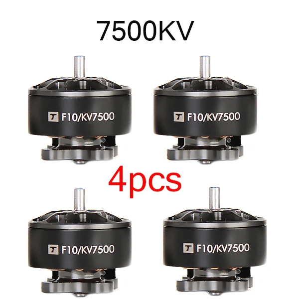 t-двигатель F10 1104 7500KV 2-3S бесщеточный двигатель для 90-110 мм RC Дрон FPV Racing CineWhoop BetaFPV - Цвет: 4PCS 7500KV