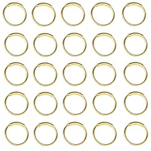 2 шт./лот 22 г золотые хирургические стальные навесные Бесшовные пирсинг кольцо для носа обруч серьги для губ пирсинг ювелирные изделия для тела клип подарок