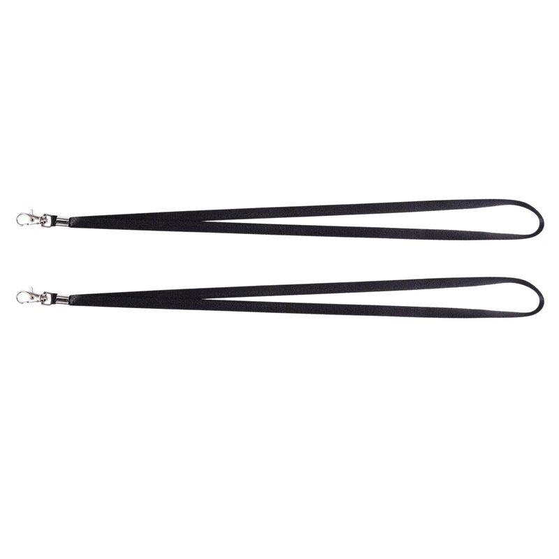 

2 pcs Black Nylon Strings Cord Key Band for students
