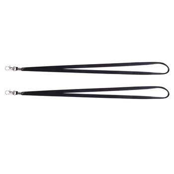

2 pcs Black Nylon Strings Cord Key Band for students