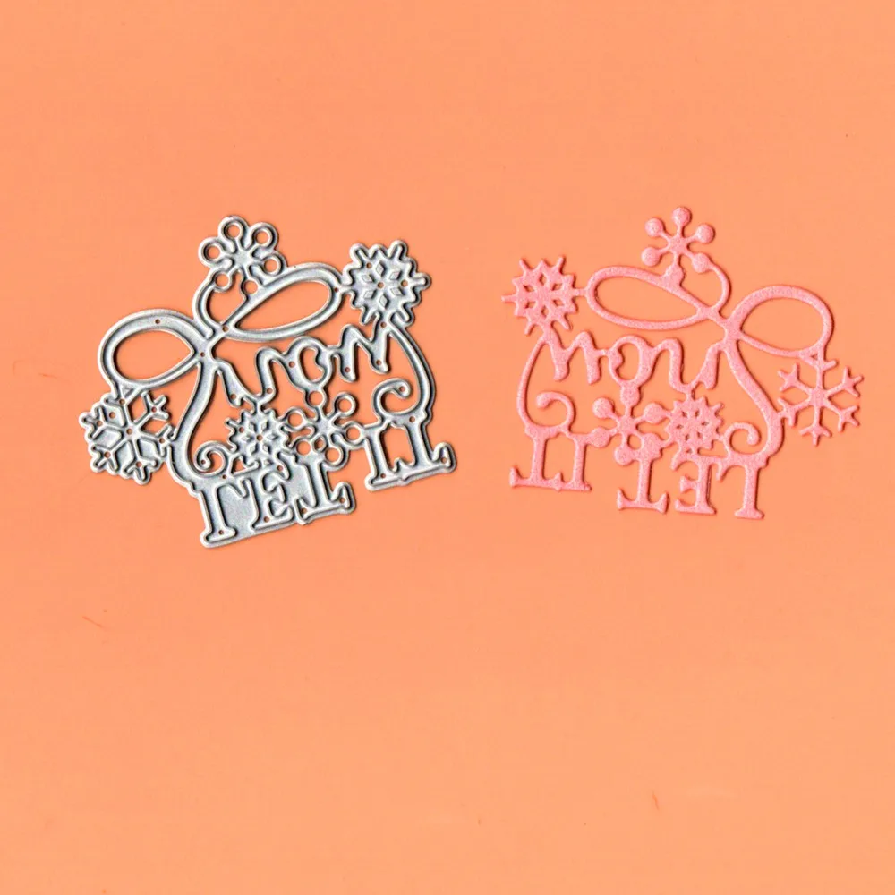 

Christmas Snowflake Let It Snow Metal Cutting Die Stencil Template for DIY Embossing Paper Album Card Making Scrapbooking Dies