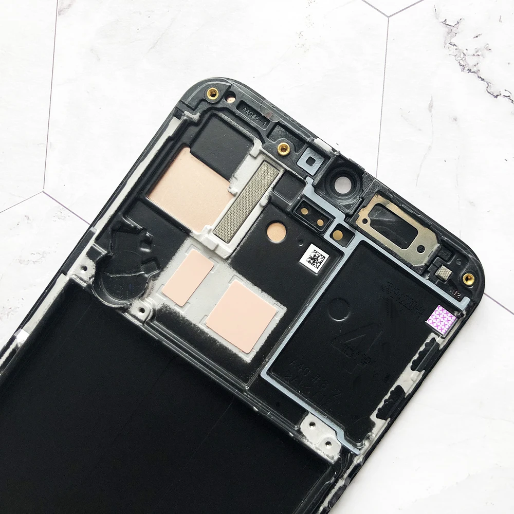100% супер AMOLED для Samsung A40 LCD 2019 A405 ЖК дисплей с сенсорным экраном дигитайзер в сборе
