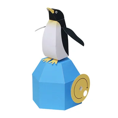 DIY Украшение для альбома бумага Киригами д 'харуки Накамура бумажные игрушки пингвин птица оригами Pliage deavrez украшения детские игрушки - Цвет: ZZ39