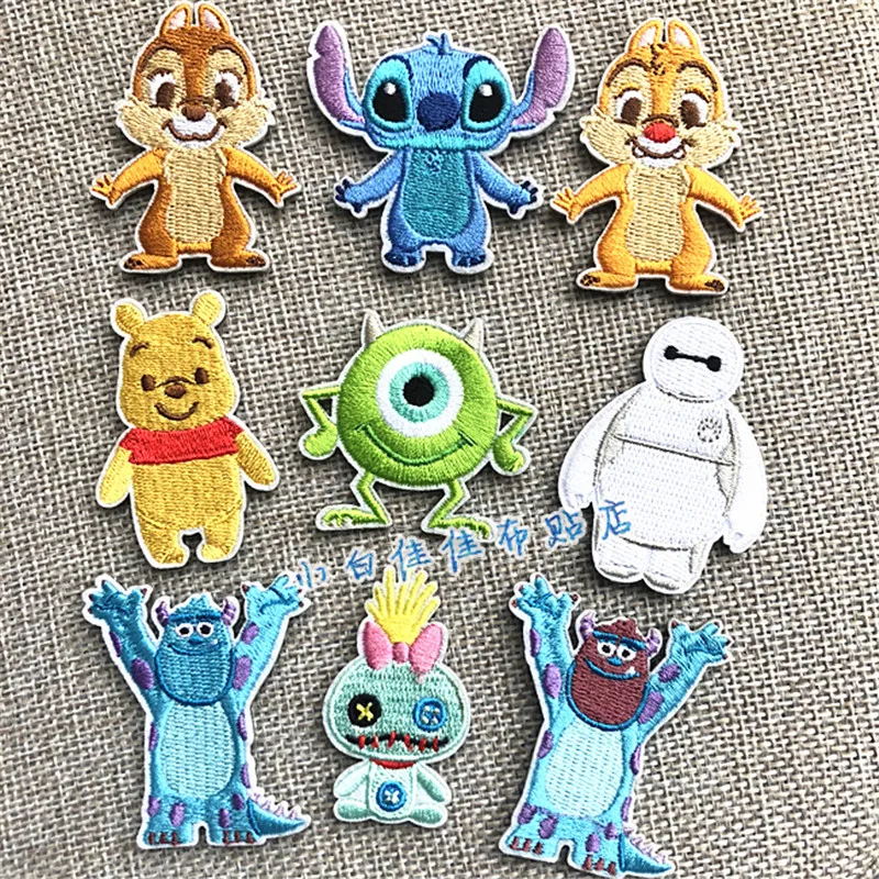 

Cartoon clothing decorative cloth applique full embroidery pin style