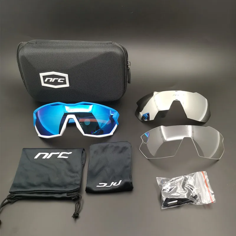 Photochromic Cycling Sunglasses NRC Cycling Glasses Riding Bike Glasses Goggles Eyewear Sports Glasses gafas de ciclismo hombre