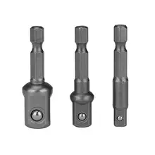 Drill-Bits Socket-Adapter Drills-Nut-Driver Power-Extension-Bit-Set Hex-Wrench for 3pcs