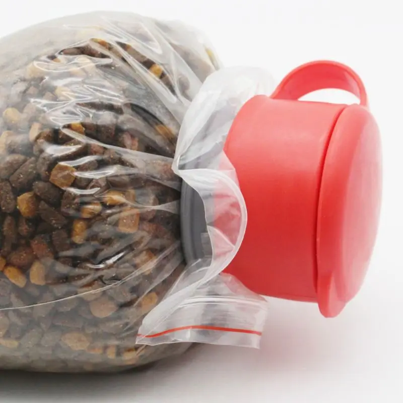 Портативный и практичный Pet Snack Sealer Дозирующий уплотнитель для собак и кошек