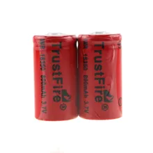 TrustFire 3.7V IMR 18350 800mAh Rechargeable Li-ion Battery Lithium Batteries Power Source For Consumer Electronics