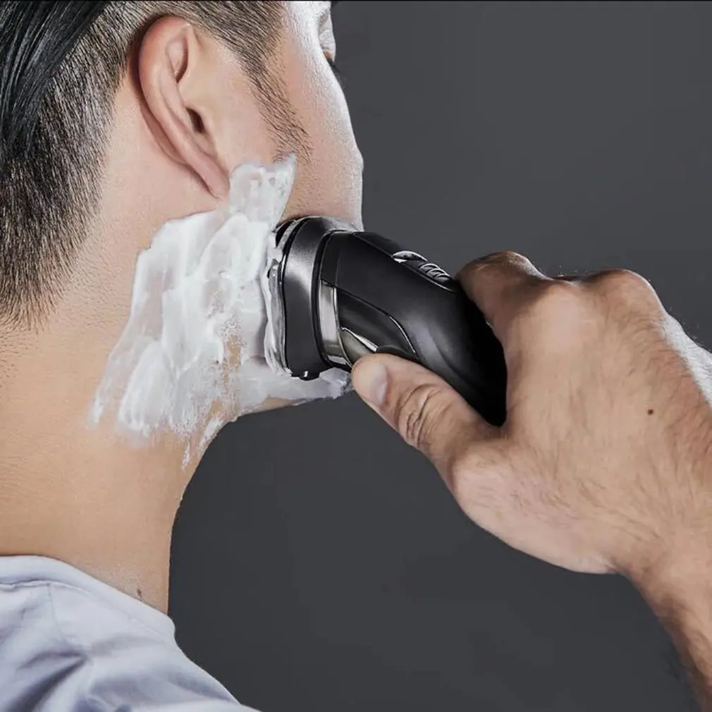 3D Intelligent Control Razor Three Head Reciprocating shaver Body Wash Intelligent Control Usb Charge 2