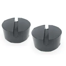 

2pcs Universal Medium Jack Pad Car Slotted Frame Rail Hydraulic Floor Jack Disk Rubber Pad Adapter
