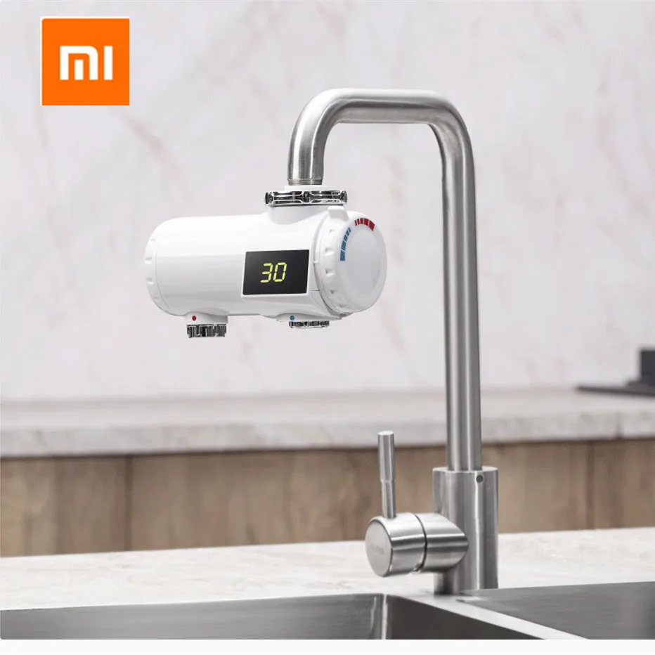 

Xiaomi Xiaoda Instant Heating Faucet Kitchen Electric Water Heater 30-50 °C Temperature Cold Warm Adjustable Waterproof Faucet