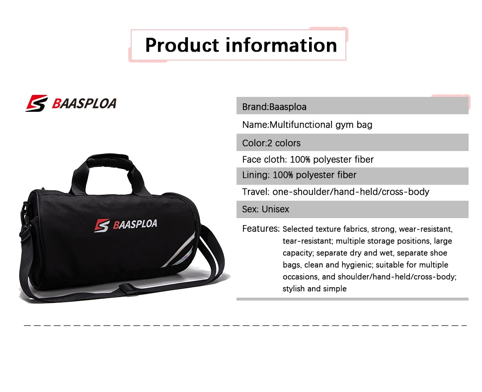 Grands sacs de Sport étanches pour hommes et femmes, sac d'entraînement de Yoga, Fitness, voyage en plein air, sac à main avec compartiment pour chaussures