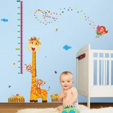 New Style SK9127 Giraffe Height Stickers CHILDREN'S Room Kindergarten Classroom Background Decoration Creative Wall Stickers