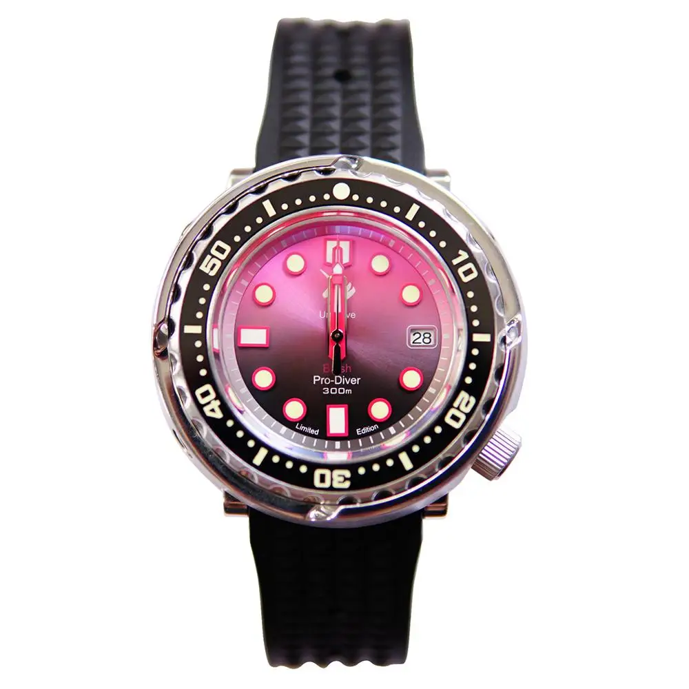 PROXIMA Mens Diver Watches,Tuna Men Automatic Watch 300m Waterproof Mechanical Wristwatch Luminous Sapphire NH35 Ceramic Bezel afbeelding