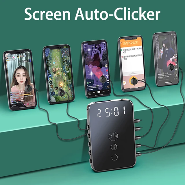 Universal Smartphone Screen Clicker Automatic Clicker Physical