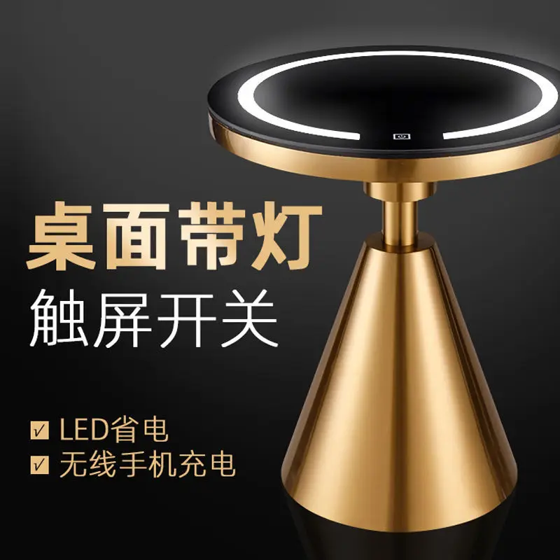 Simple modern luxury Electric wireless charging small round table 4 Simple modern luxury Electric wireless charging small round table 4