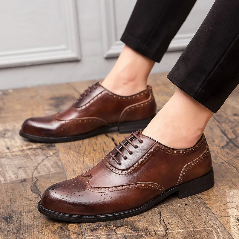 cheap leather shoes