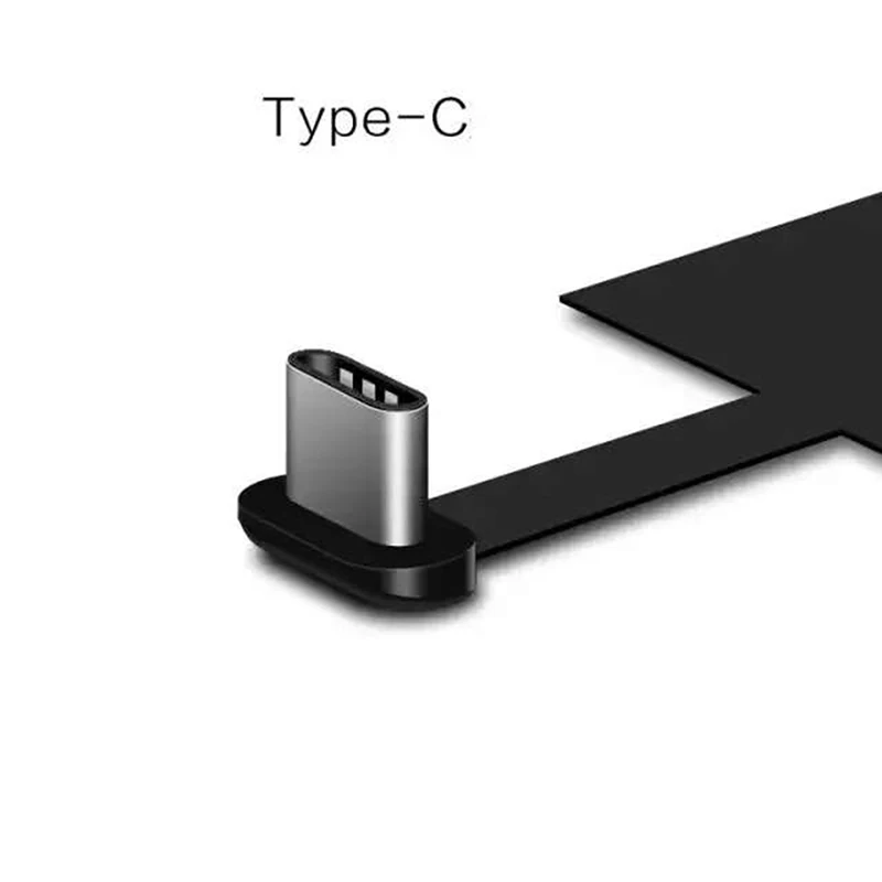 

For TYPE-C QI Wireless Charging Receiver Pad for Apple iPhone 7 6 S 6S SE 5 For Samsung HUAWEI Qi Wireless Charger Patch Adapter