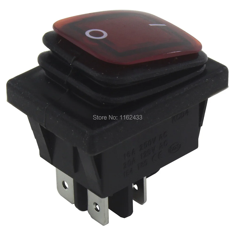 KCD4 2X1NR перфорированный 29x22 мм 4 контактный (ВКЛ) ВЫКЛ сброс нажатием