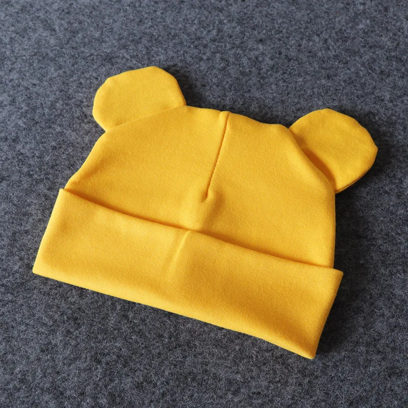 New boy and girl baby spring and autumn and winter baby hat 0-24 months children cartoon ear cap newborn cotton cap beanies