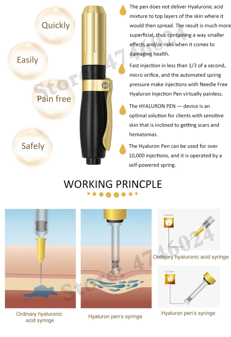 0,3 мл ручка с гиалуроновой кислотой, кожный наполнитель, гиалуроновая ручка, ацидо, гиалуронико, распылитель, пистолеты с гиалуроническим кислотным наполнителем для губ, инъекции
