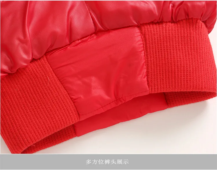 Winter Children down Cotton-padded Trousers Sub-Children Thick High-waisted down Pants New Style Child Baby Solid Color CHILDREN