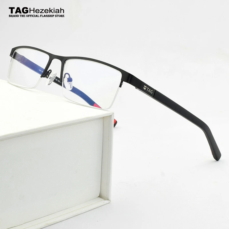 TAG Montura de gafas para hombre y lentes de diseño óptico vintage, 2023, novedad de 0882|oculos grau|brand opticaloptical fashion -