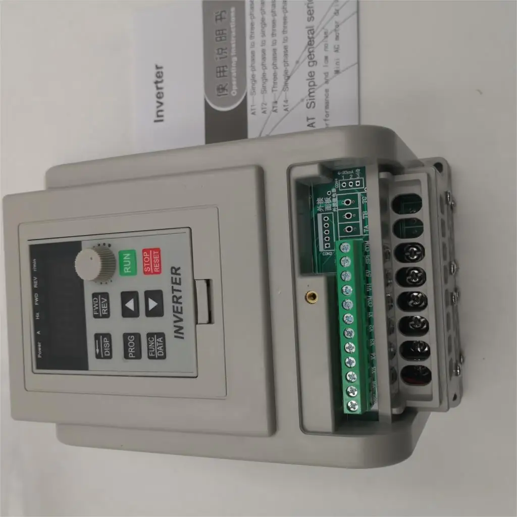 0.45kw 0.75kw 1.5kw 2.2kw at2 vfd monofásico