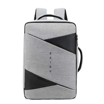 

Fashion with Letter Backpack Anti-theft Outdoor Travel Bag Multifunction Pack School Teenager Bookbag Waterproof Oxford Rucksack