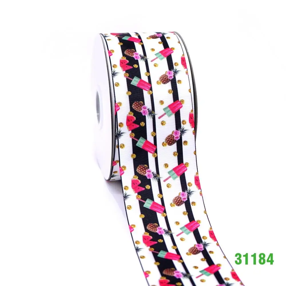 DIY craft supplies cartoon character printed grosgrain ribbon, satin ribbon 50 yards. 31184 - Цвет: 31184