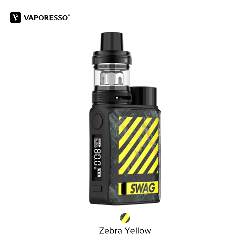 Оригинальная электронная сигарета Vaporesso Swag II с 80 Вт TC Box Mod Vape 3 5 мл NRG ПЭ бак GT4