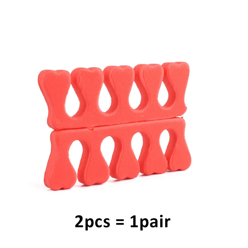 Soft Foam Sponge Toe Separators 100Pcs Popular Finger Separator Dividers Nail Art Manicure Pedicure Nail Gel Tools #3374