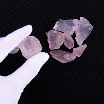 

100g Natural Original Citrine Quartz Crystal Stones Beautiful Texture Random Shape Home Decor Ornament Pink Crystal Stone