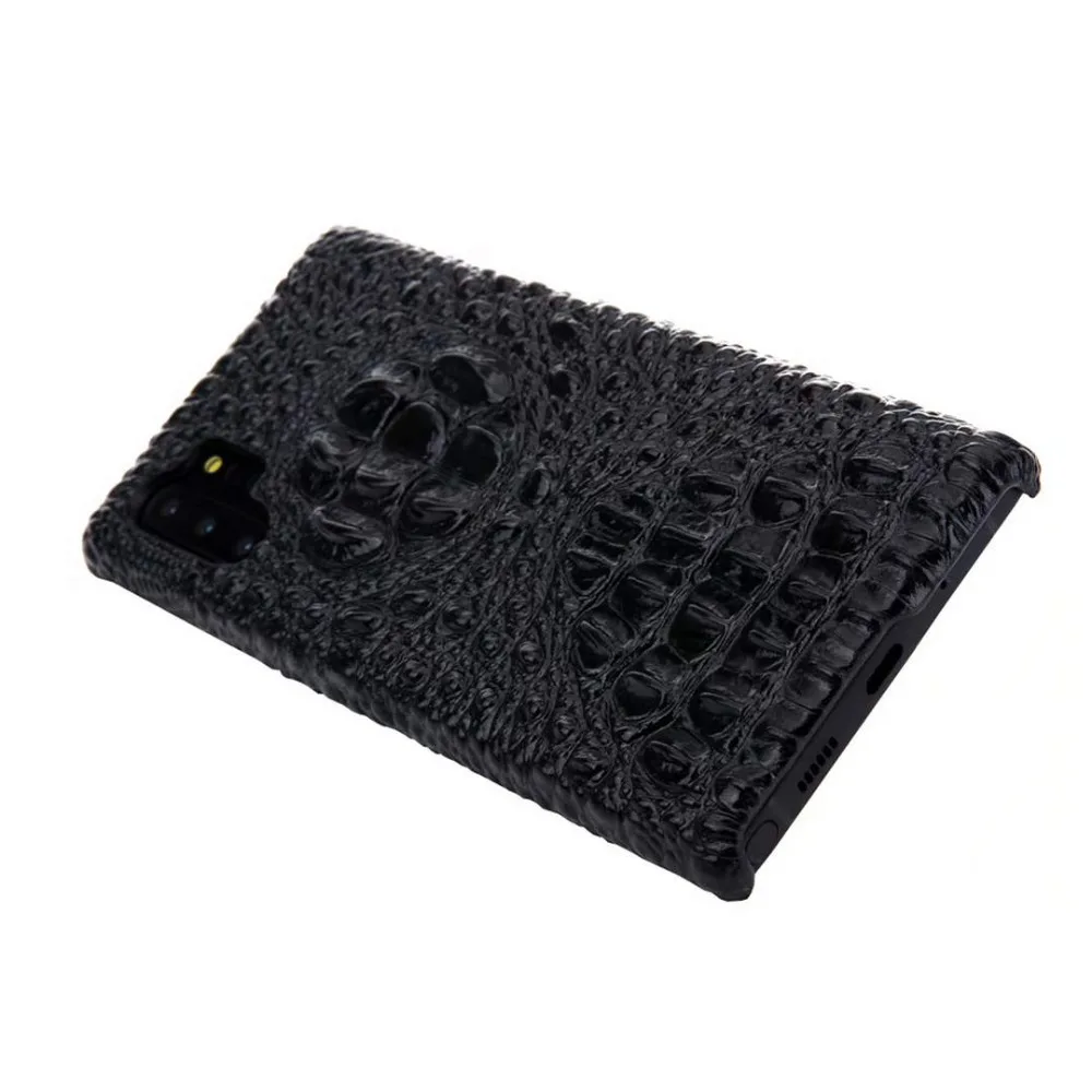Чехол из натуральной кожи для samsung Galaxy S10 S10E S10 S9 S8 Plus Note10 Plus 9 8 роскошный 3D модель крокодиловой кожи жесткий чехол