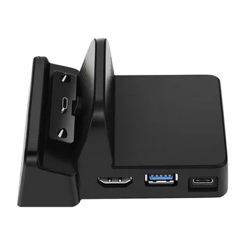 

Type-C Input HDMI Adapter TV Charging Dock Video Converter Game Console Accessories Indicator Light Cooling Portable For Switch