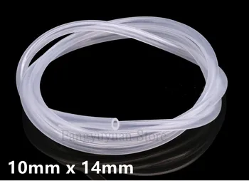 

10x14 Silicone Tubing ID 10mm OD 14mm Food Grade Flexible Drink Tubing Pipe Temperature Resistance Nontoxic Transparent