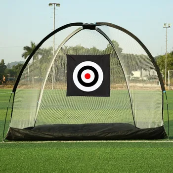 

Outdoor Golf Practice Net Tent Foldable Golf Hitting Cage Training Aids Indoor Grassland Golf Cage Swing Trainer Chipping Net f