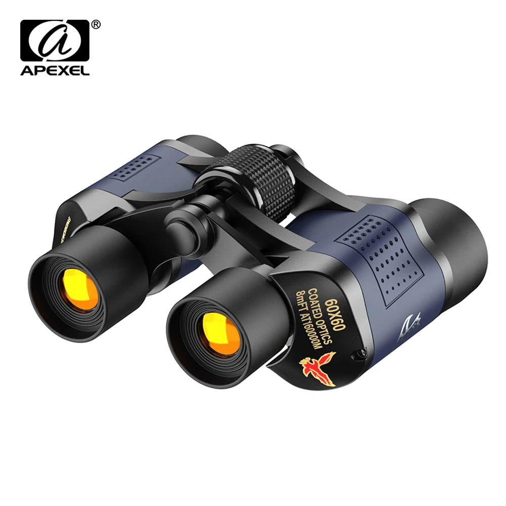 

APEXEL High Clarity Telescope 60X60 Binoculars 10000M High Power For Outdoor Hunting Optical Night Vision Binocular Fixed Zoom