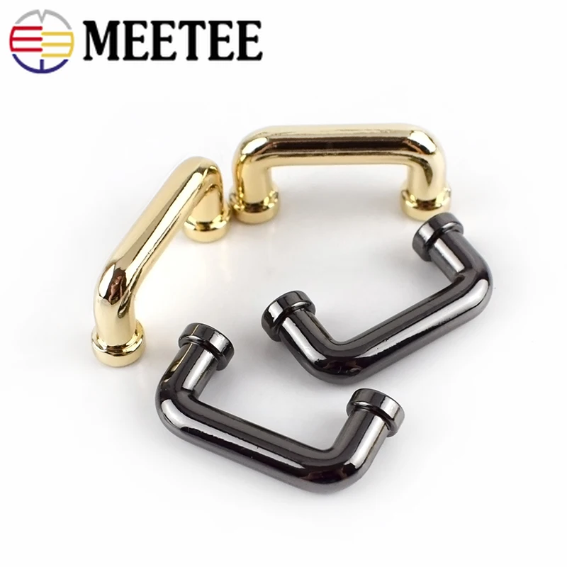 10Pcs 18mm Metal Buckle U Rings For Handbag Connector Bag Arch Bridge With Screw DIY Strap Hangers Hardware Accessories|Пряжки и крючки|