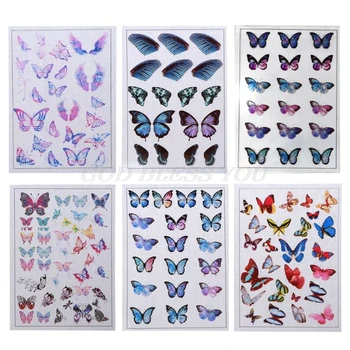 

6Pcs Butterfly Wing Resin Fillings Fairy Dragonfly Cicada Vivid Wing Pendant Earrings Resin Mold Fillers Jewelry Making