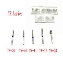 50 шт. зубные Алмазные Боры защитный чехол для мобильного телефона серии 1,6 мм наконечник для высокоскоростной бормашины TR11/TR12/TR13/TR14/TR15/TR20/TR62