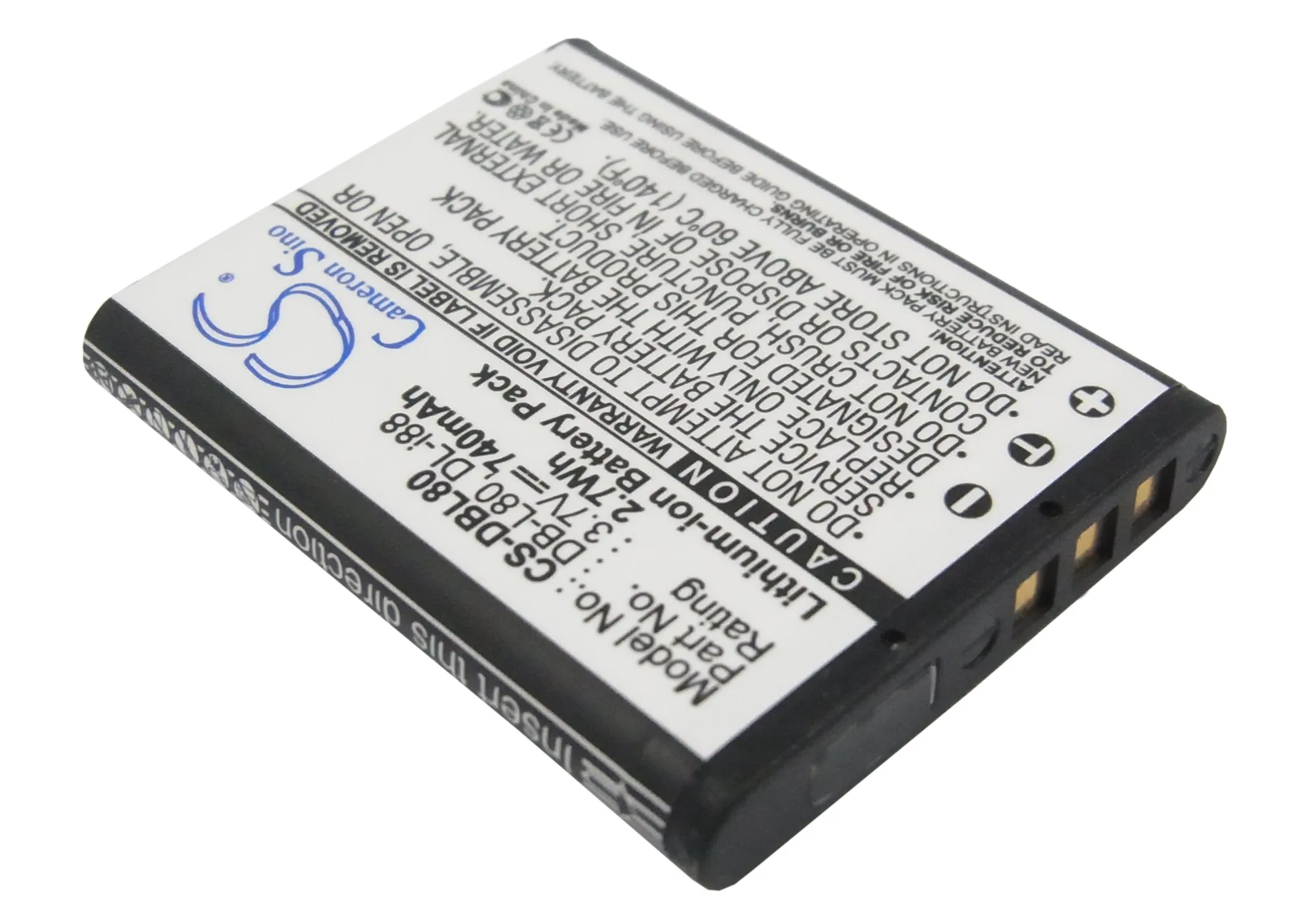 Обновленная батарея для Sanyo Xacti VPC-CA102, Xacti VPC-CA102YL, Xacti VPC-CG10, Xacti VPC-CG100, Xacti VPC-CG100EXBK-B