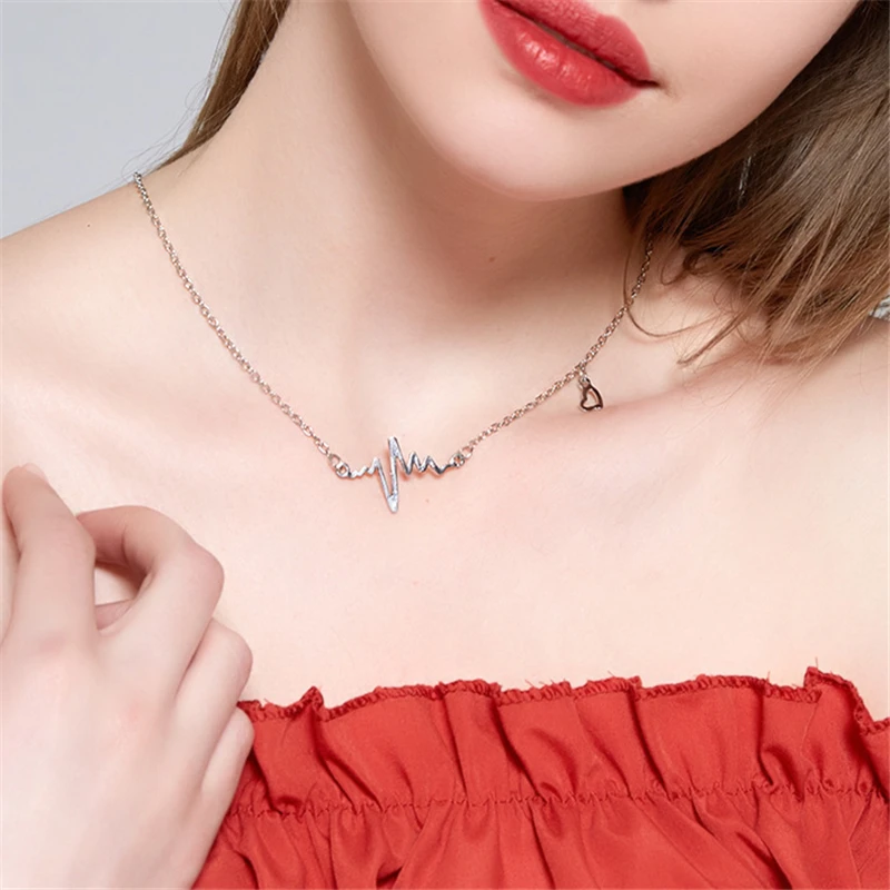 Vintage Tiny Heart Necklace for Women SHORT Chain Heart Key Pendant Necklace Gift Ethnic Bohemian Choker Necklace drop shipping 5