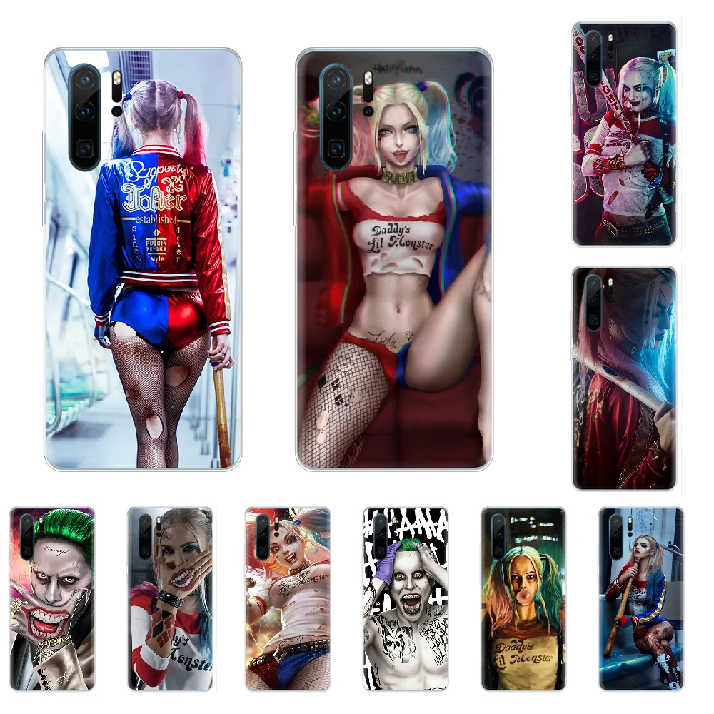 Чехол для мобильного телефона Harley Quinn DC The Joker Новое поступление Huawei P8 P9 P10 P20 P30 Pro Lite