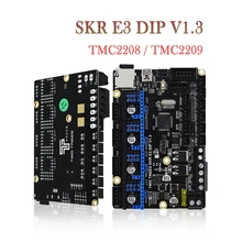 Twotrees skr e3 dip v1.3 placa de controle 32bit + tmc2208 tmc2130 tmc5160 peças impressora 3d para ender 3/5 pro vs skr v1.3 mini e3