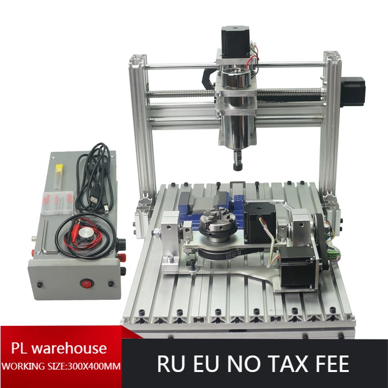 CNC 3040 mach3 управление DIY 5 осевой ЧПУ станок с ER11 печатной платой ПВХ фрезерный USB