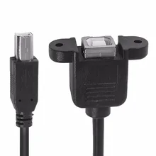 Extension Cable 30cm/60cm/100cm USB Male To Female Printer Scanner Panel Mount Hard Disk Extension Sync Cable Cord